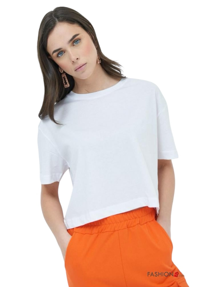 T-Shirt - T-Shirt aus Baumwolle - zeitloser Klassiker - Elissima