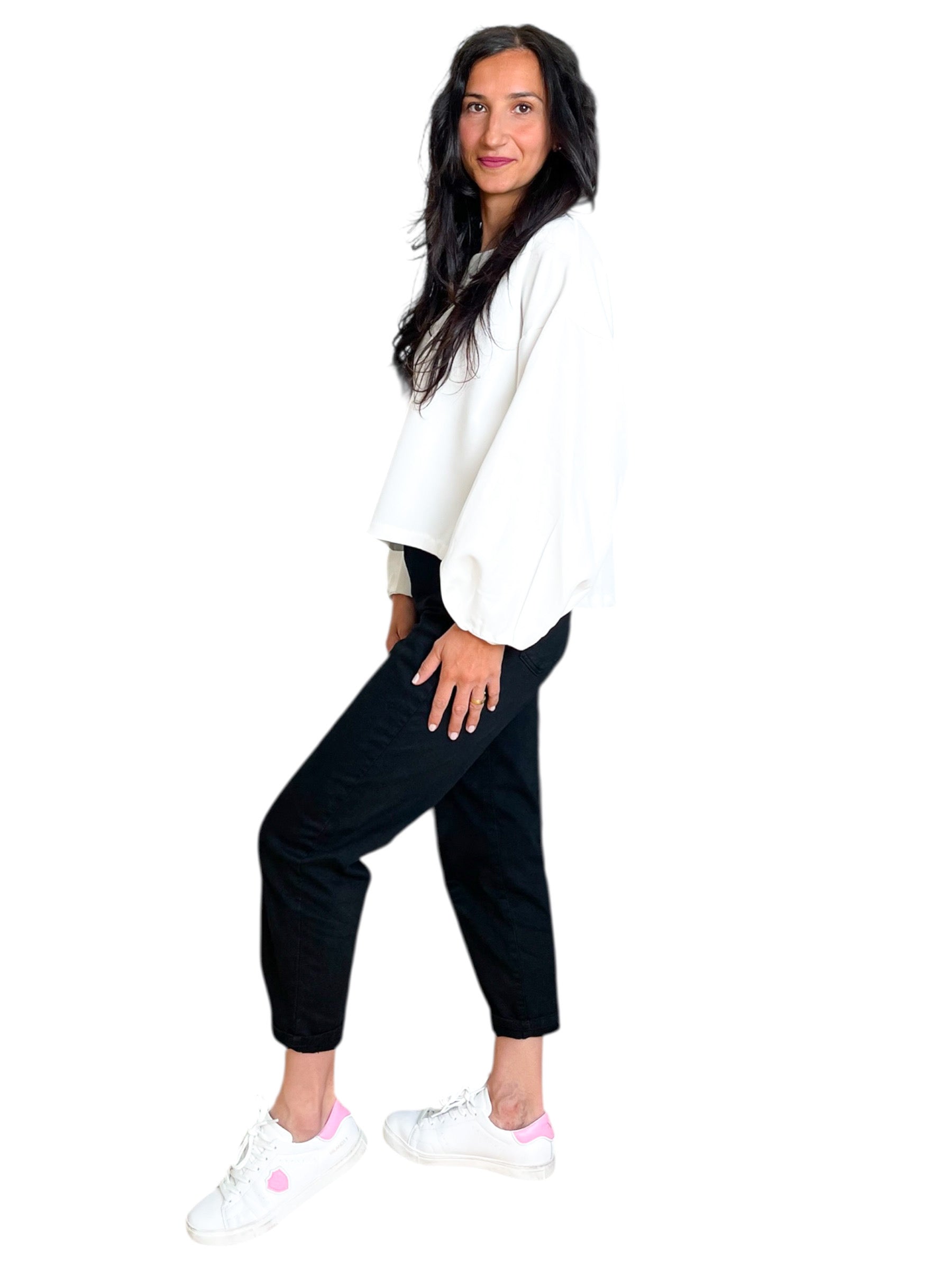 Elegante Bluse in weiß