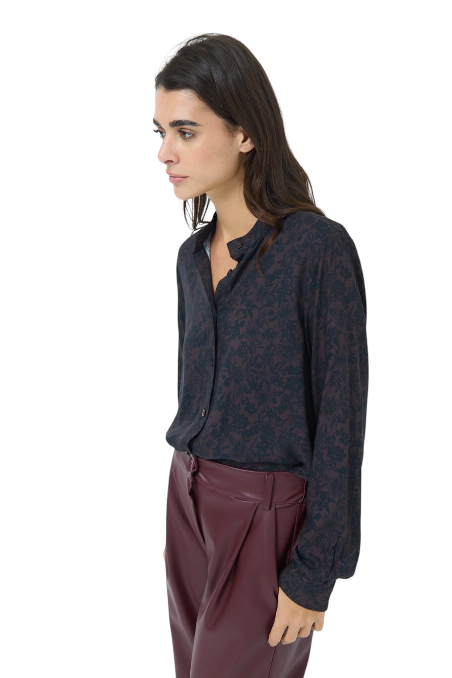 Bluse mit Blumenmuster - Elissima