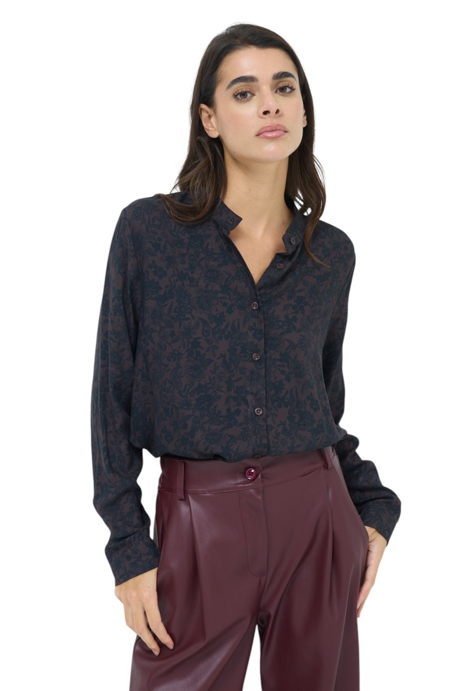Bluse mit Blumenmuster - Elissima