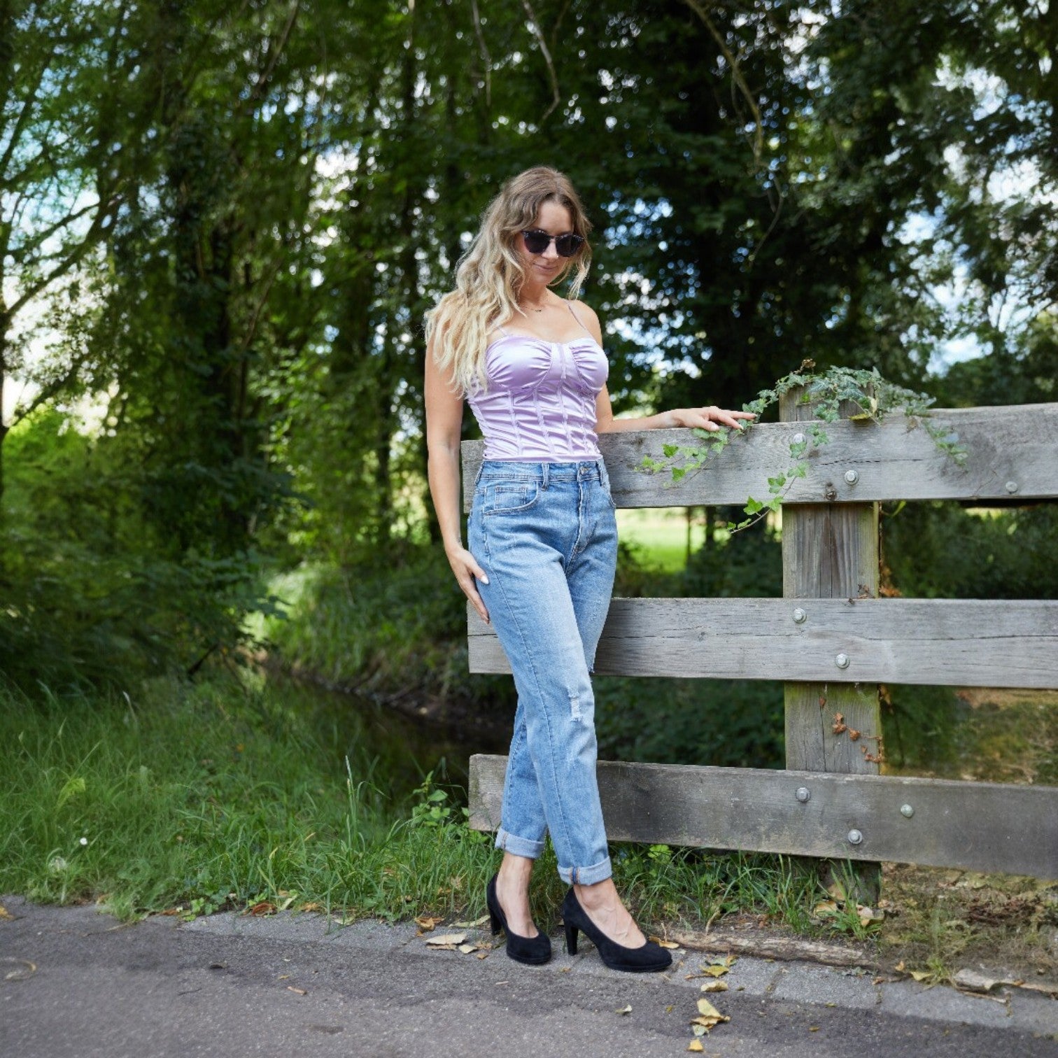 Jeans mit hoher Taille - Elissima
