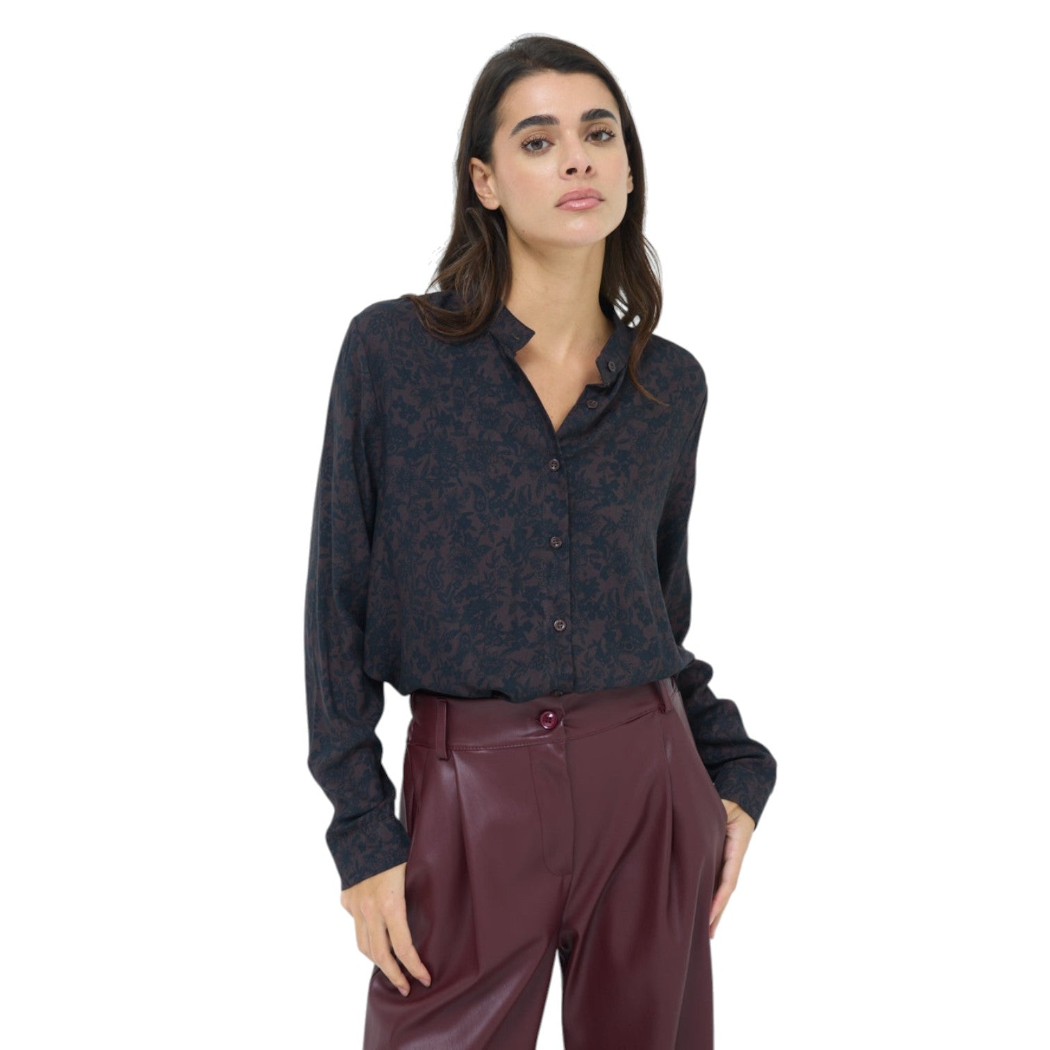 Bluse mit Blumenmuster - Elissima 
