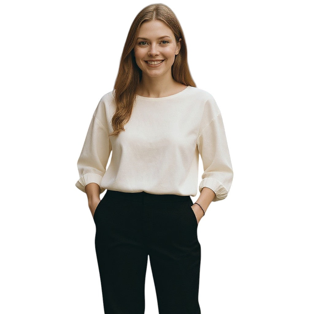 Elegante Bluse in weiß - Elissima 